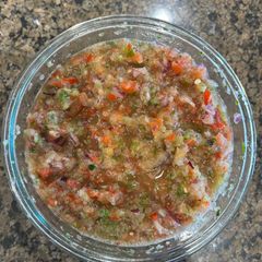A picture of Pineapple Jalapeño Salsa.