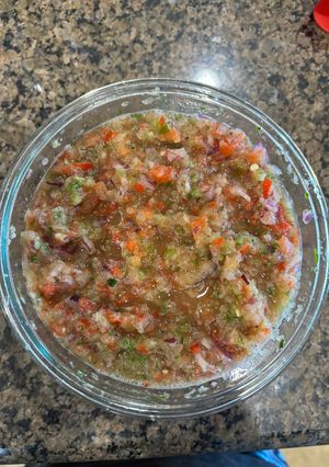 A picture of Pineapple Jalapeño Salsa.