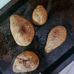 A picture of Roasted potatoes.