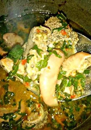 A picture of Assorted meat peppersoup.