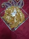 Bulgar wheat halwa