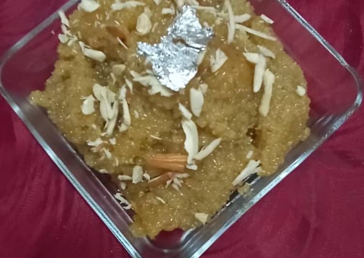 How to Royal Delicious Bulgar wheat halwa