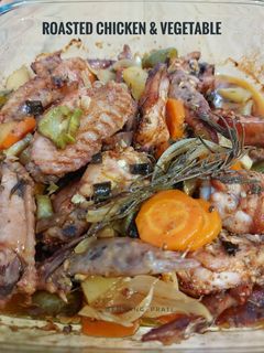 Foto resep Roasted Chicken & Vegetable
