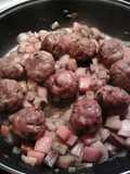 Albóndigas ultraligeras de pollo con verduras