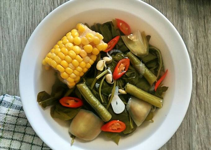 Cara membuat Sayur Asem Kangkung Bumbu Iris Cara membuat Sayur Asem Kangkung Bumbu Iris