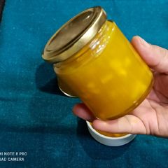 A picture of होममेड आम से बना केक क्रश(homemade aam se bna cake crush recipe in hindi).