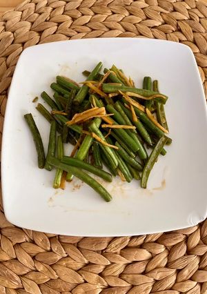Una foto de Judías verdes estilo Sichuan