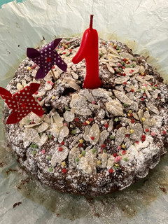 Una foto de Tarta de dátiles sin azúcar
