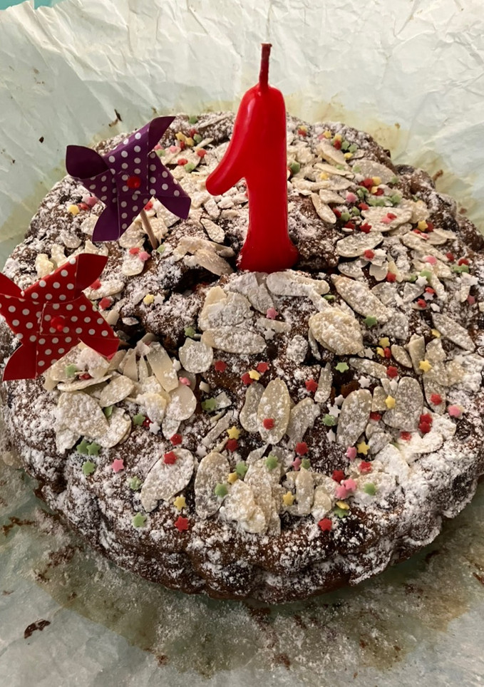 Una foto de Tarta de dátiles sin azúcar