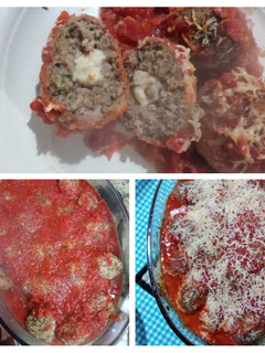Una foto de Albóndigas rellenas al horno