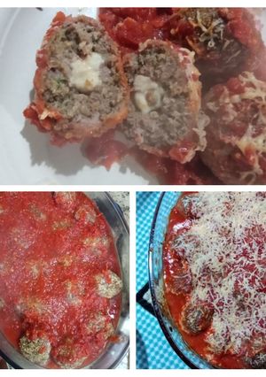 Una foto de Albóndigas rellenas al horno