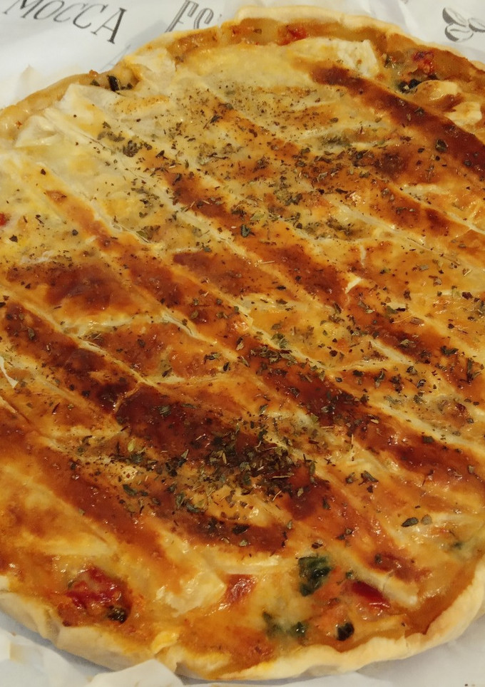 Una foto de Pastel de pollo con espinacas