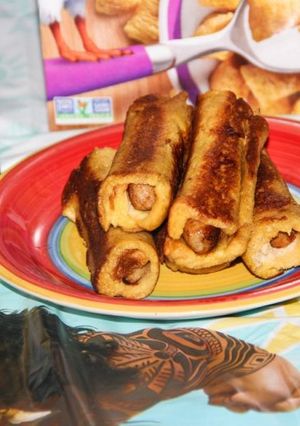 A picture of Sausage Stuffed French Toast Roll Ups.