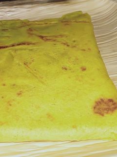 A picture of Gram flour crepe.