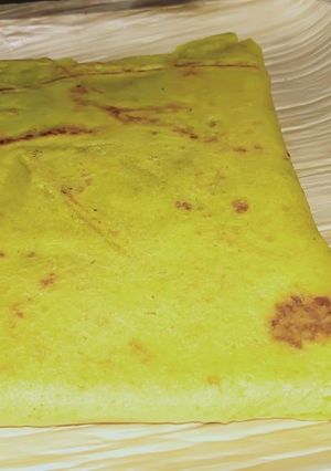 A picture of Gram flour crepe.