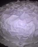 Torta matera de vainilla 1234 con baño de merengue suizo