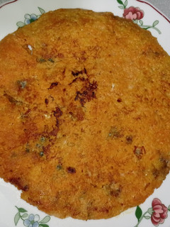 Una foto de Tortilla de zanahorias y cabrales