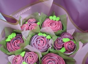 Foto resep Chocolate Rice Flour Sponge CupCake with Rice Flour Cream