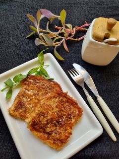 عکسی از دستور فرنچ تست دارچینی