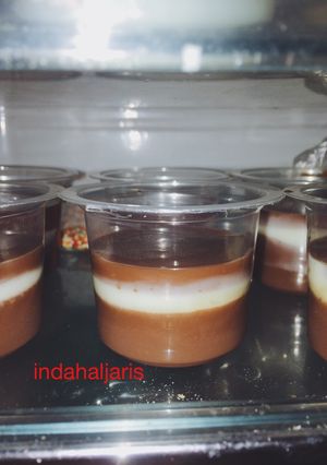 Foto resep Puding coklat lava vla