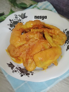 Foto resep Sayap ayam bumbu rujak (kuning)