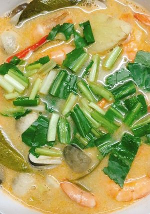 Hình của món Tom yum soup(canh tôm chua cay thái).