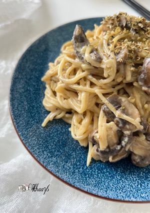 Foto resep Creamy fettuccine pasta