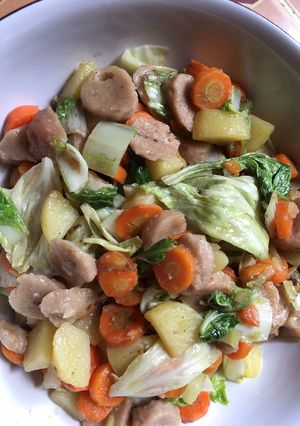 Foto resep Resep Capcay Goreng Bakso by Weni Mudah dan Enak