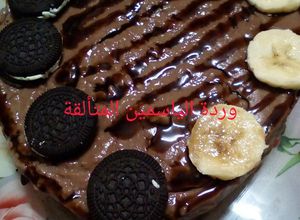 صورة لوصفة تحلية بالشوكولا والموز