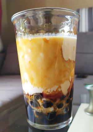 Hình của món Sữa tươi trân châu đường đen 🥛.