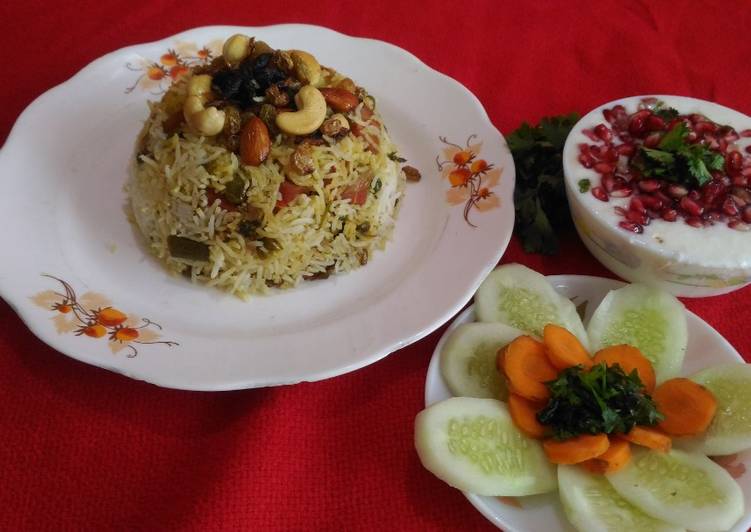 Recipe of Ultimate Mughlai veg biryani
