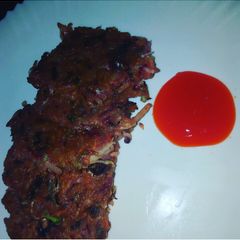 A picture of Potato n Cabbage Fritters #potatocontest.
