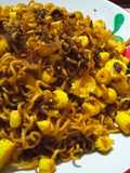 Sarimi jagung muda goreng kuning