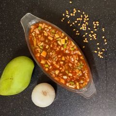 Rew mango jaggery murabba A picture of Rew mango jaggery murabba.