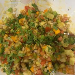 A picture of Mango and Barley Salad.