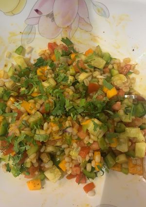 A picture of Mango and Barley Salad.