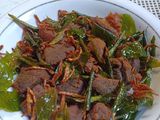 Daging rusa goreng kampung