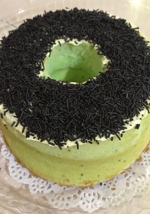 Foto resep Chiffon pandan lembut tanpa pengembang