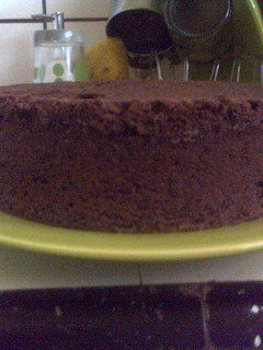 Una foto de Torta rústica de chocolate sin harina sin tacc