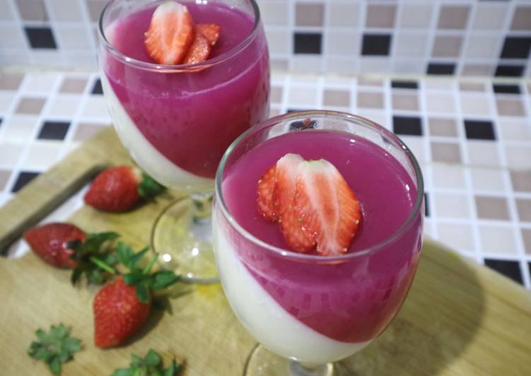 Pudding Vanilla Strawberry