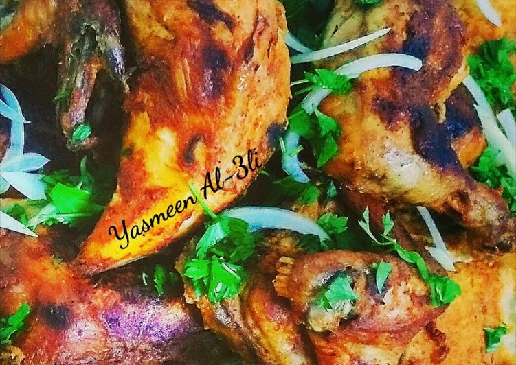 دجاج تندوري مع الخبز 🌸