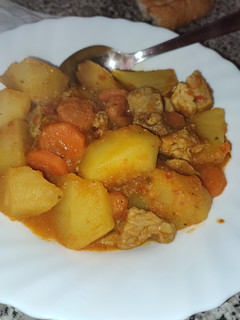Una foto de Estofado de patata y cerdo