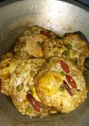 Foto resep Telur ceplok saus mentega(saori)