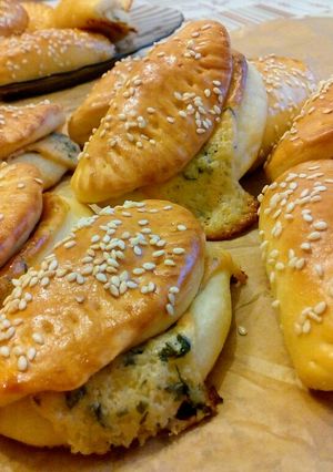 Sörkorcsolya sajttal töltve recept fotója