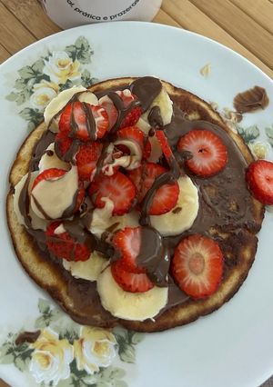 Foto de Panqueca de banana e aveia