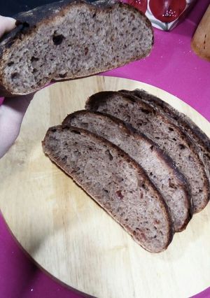 Foto principal de Pan de cacao y arándanos deshidratados con amasadora eléctrica