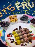 Nuts and dry fruits ball