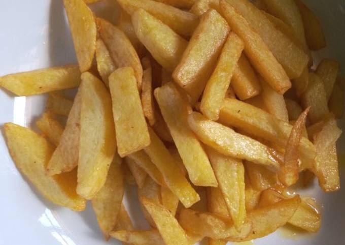 Tumeric French fries(soft and tasty)