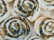 A picture of paneer pinwheels