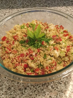 Una foto de Ensalada de cous cous